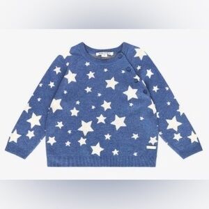 Posh Peanut Bamboo Navy Galaxy Kimono Sweater Size 8